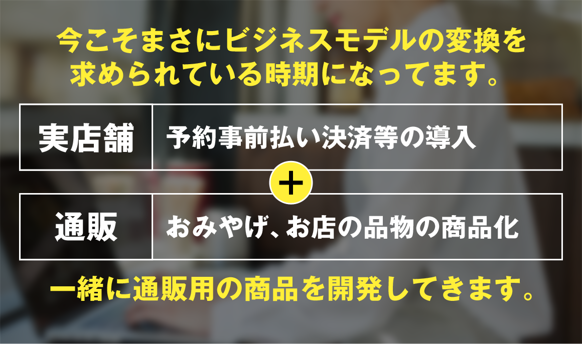 予約事前払い決済等の導入・お店の品物をEC用へ商品化【飲食店応援キャンペーン】ECコンサルカンパニー