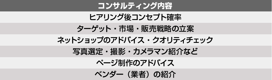 コンサルティング内容